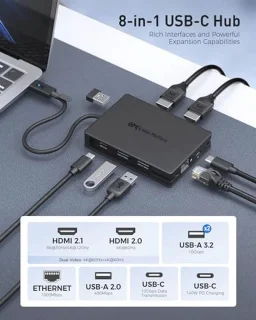 8-in-1 USB-C Multiport Hub