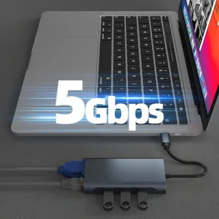 8 in 1 usb type-c docking station (BYL-2311)