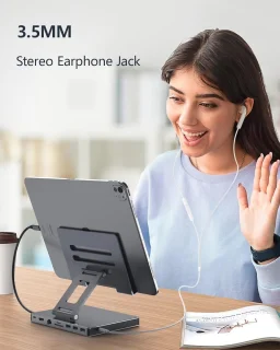 9-in-1 USB-C Hub Stand Dockingstation voor iPad Pro en iPad Air