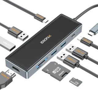 9-in-1 USB-hub