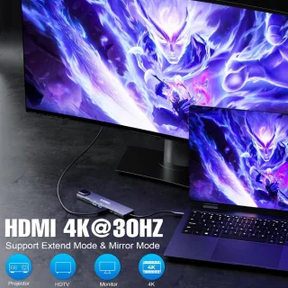 A-KONIC 8-in-1 USB-C Docking Station