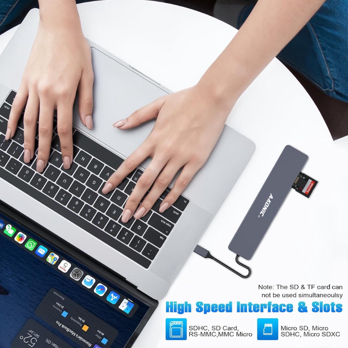 A-KONIC 8-in-1 USB-C Docking Station