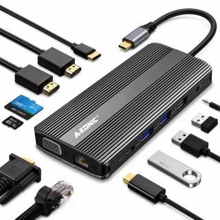 A-KONIC Corporate Dock USB-C dockingstation voor laptop