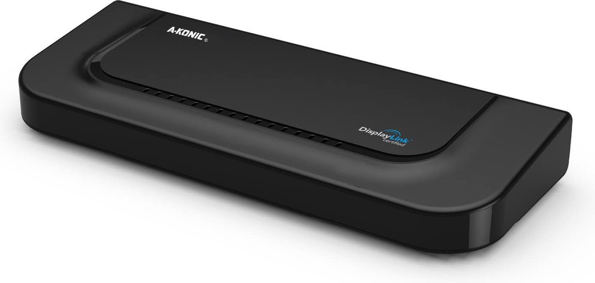 A-KONIC USB 3.0 Laptop Docking Station Dual Display Zwart