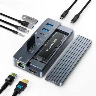 Acasis 10-in-1 SSD Hub Docking Station