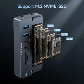Acasis 10-in-1 SSD Hub Docking Station