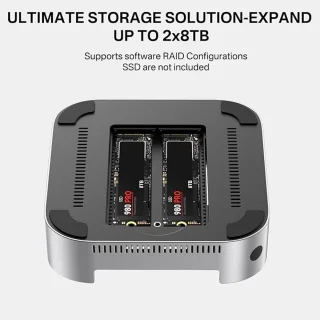 Acasis Mac mini M4 Dock & Dual-Bay SSD Enclosure