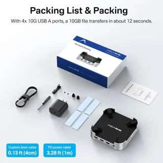Acasis Mac mini M4 Dock & Dual-Bay SSD Enclosure