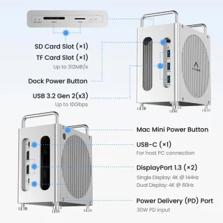 Acasis Mac mini M4 Workstation Dock