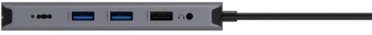 Acer 12-in-1 USB-C Laptop-Dockingstation Aluminium
