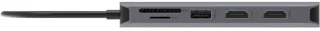 Acer 12-in-1 USB-C Laptop-Dockingstation Aluminium
