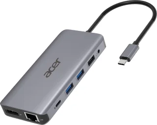 Acer 12-in-1 USB-C Laptop-Dockingstation Aluminium