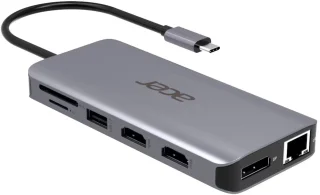 Acer 12-in-1 USB-C Laptop-Dockingstation Aluminium
