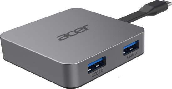 Acer USB-C Dongle 4-in-1 Zilver