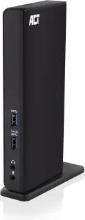 ACT AC7049 Laptop Docking Station USB-C Zwart