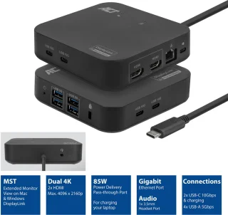 ACT AC7150 USB-C Docking Station 4K Dual HDMI DisplayLink