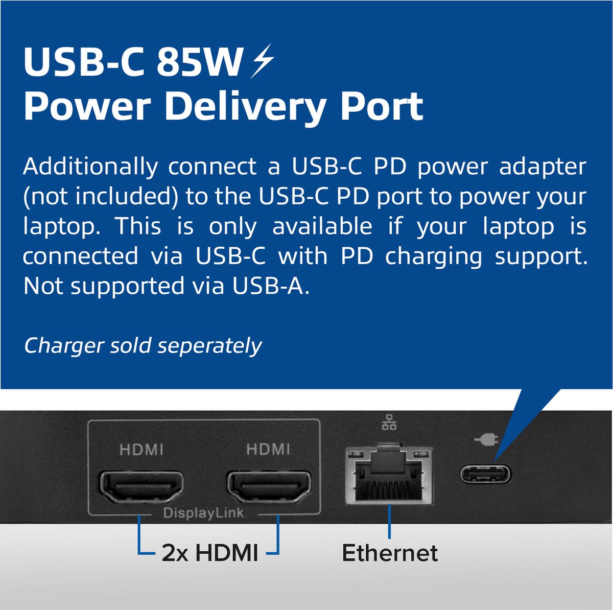 ACT AC7150 USB-C Docking Station 4K Dual HDMI DisplayLink