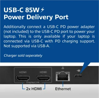 ACT AC7150 USB-C Docking Station 4K Dual HDMI DisplayLink