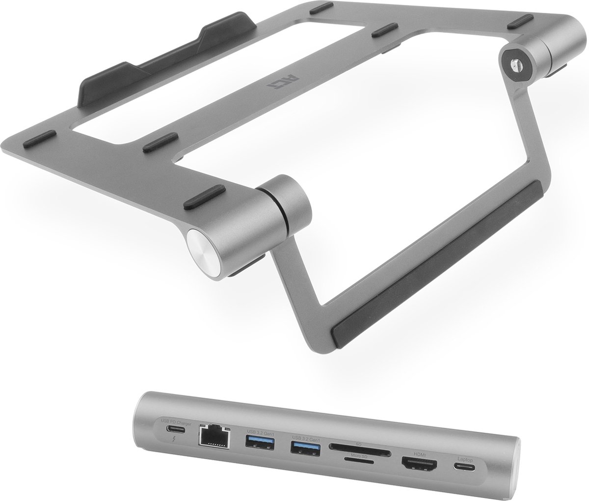 ACT AC8125 Notebookstandaard 15.6 Grijs
