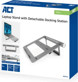 ACT AC8125 Notebookstandaard 15.6 Grijs