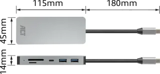 ACT USB-C 4K Docking Station AC7092