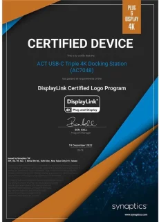 ACTUSB-C Docking Station DisplayLink AC7048