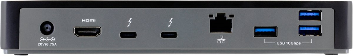 Aegis Thunderbolt 4 Docking Station 11 Poorten