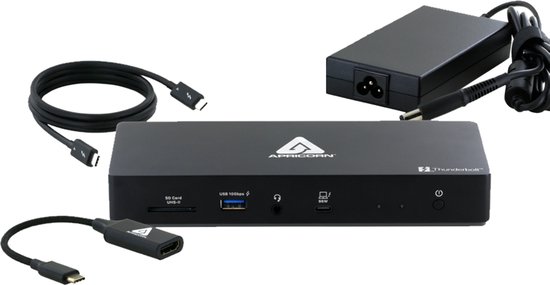 Aegis Thunderbolt 4 Docking Station 11 Poorten