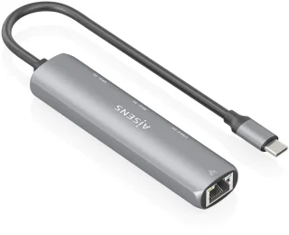 AISENS ASUC-4P039-GR Dockingstation Type-C Grijs