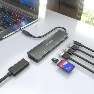AISENS ASUC-7P026-GR Laptop Dock