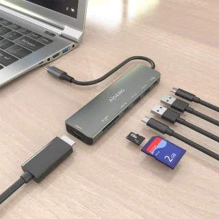 AISENS ASUC-7P026-GR Laptop Dock