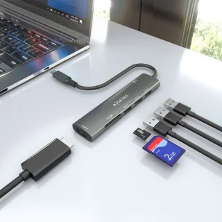 AISENS ASUC-7P027-GR Laptop Dock