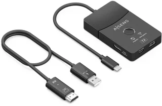 AISENS ASWL-H2KDC30M05-BK Laptop Dock & Poortreplicator