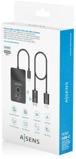 AISENS ASWL-H2KDC30M05-BK Laptop Dock & Poortreplicator