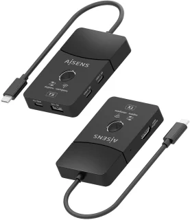 AISENS ASWL-H2KDC30M05-BK Laptop Dock & Poortreplicator