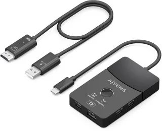 AISENS ASWL-H2KDC30M05-BK Laptop Dock & Poortreplicator