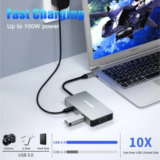 Akonic USB-C Laptop Dockingstation