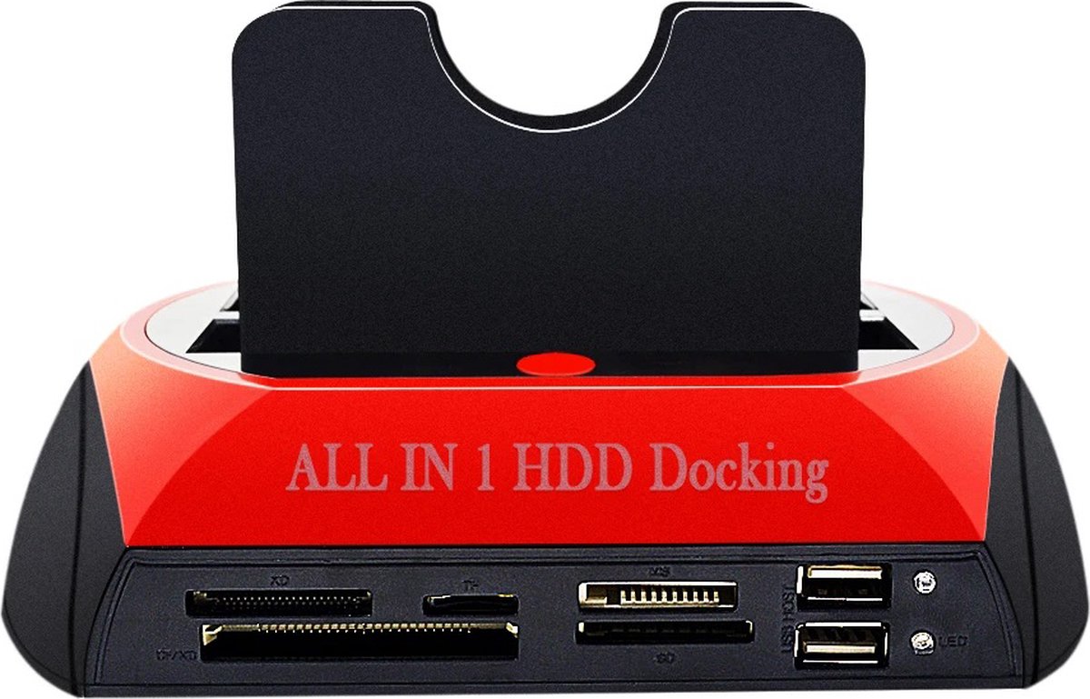All-in-One HDD Docking Station USB 2.0 Rood