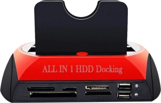 All-in-One HDD Docking Station USB 2.0 Rood