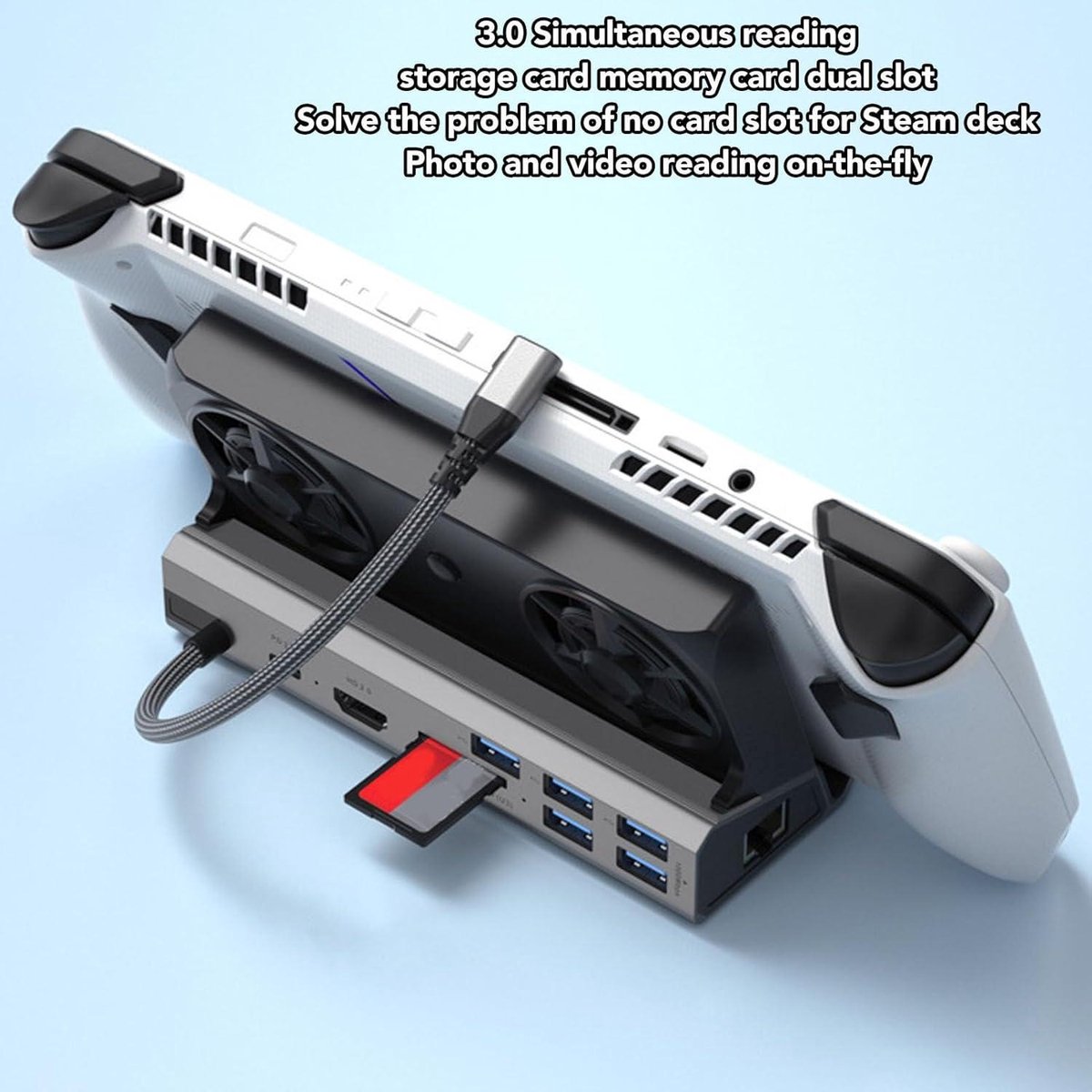Allecto Plus Dockingstation voor Steam Deck