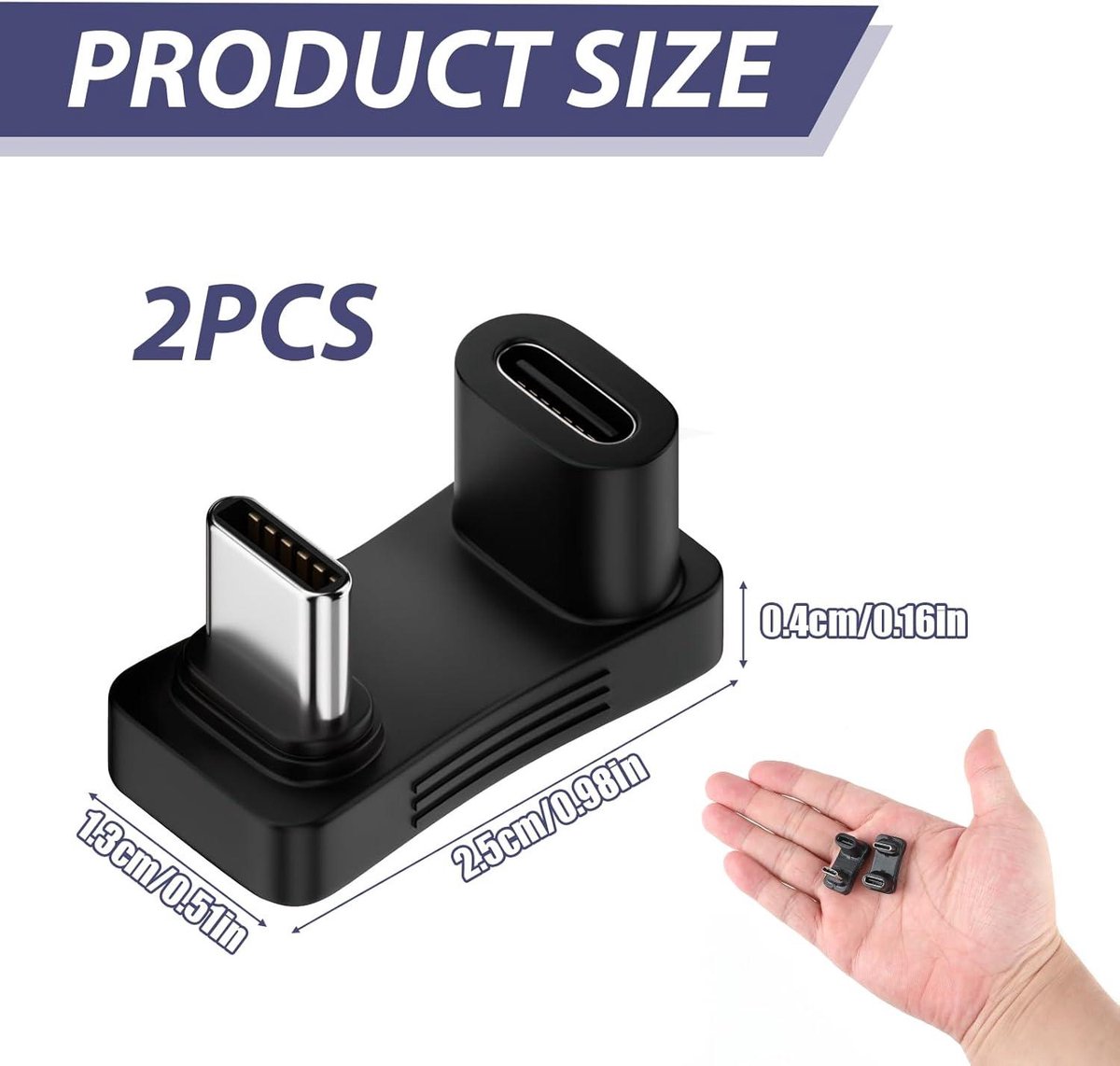 Allecto Plus USB-C-adapter 2 stuks