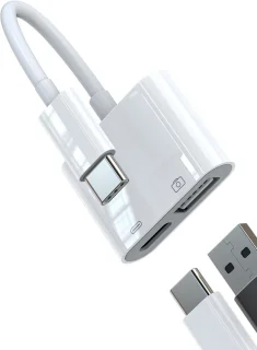 Allecto USB-C naar USB OTG Adapter - Zwart
