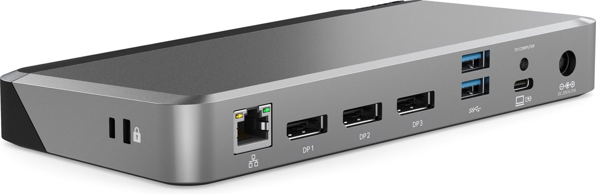 Alogic PRIME DX3 Universal Triple 4K Docking Station 100W