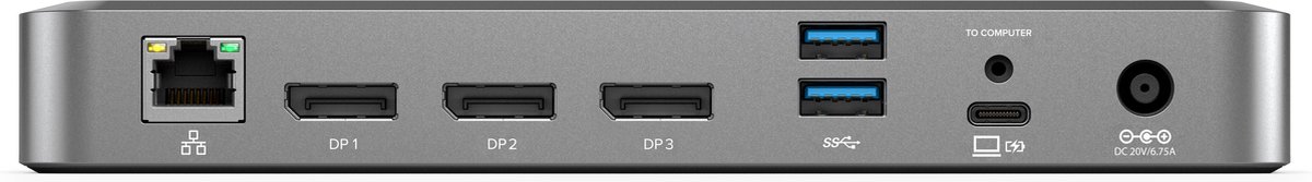 Alogic PRIME DX3 Universal Triple 4K Docking Station 100W