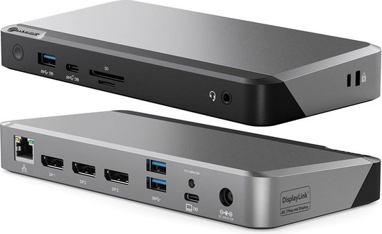 Alogic PRIME DX3 Universal Triple 4K Docking Station 100W
