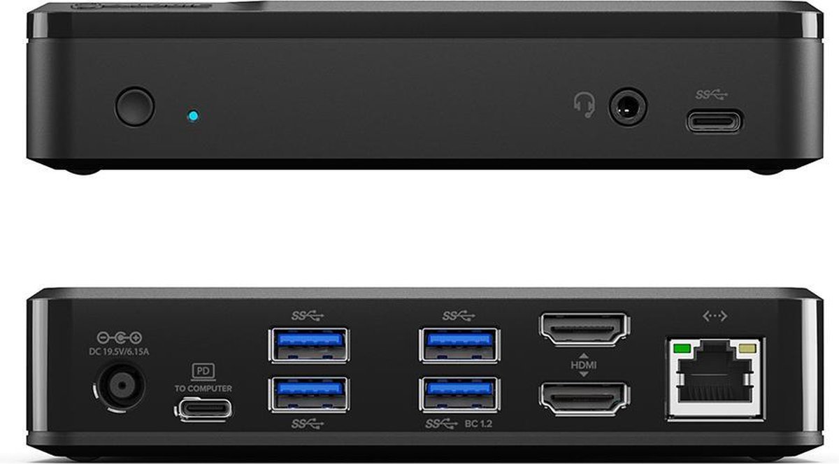 Alogic Universal Twin HD Pro Docking Station 12-in-1 DV3