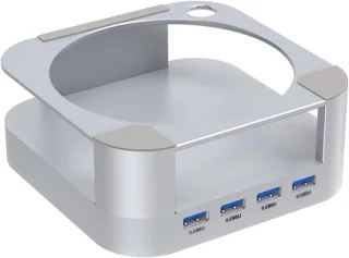 Aluminium koelstandaard met usb-hub