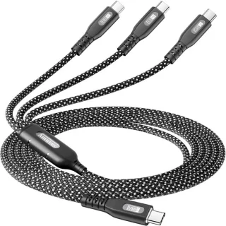 Amuvec usb-c naar multi-usb-c kabel 3-in-1