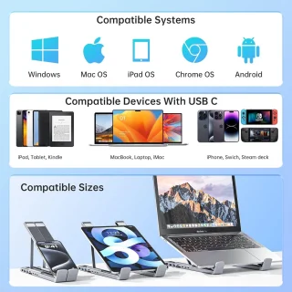 ANMI 8-in-1 HDMI Dockingstation