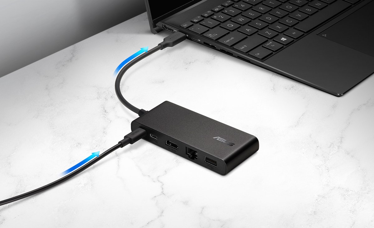 ASUS Dual 4K USB-C Dock DC201 dockingstation zwart